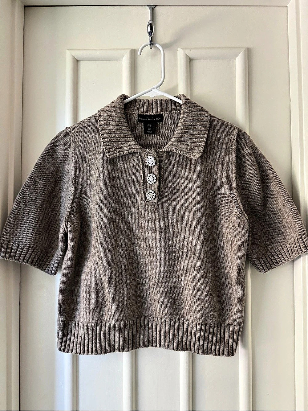 House of Harlow 1960 Short Sleeve Knit Sweater